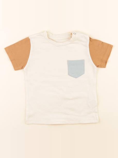 Tee-shirt - 18 mois Beige 1 - vertbaudet enfant 