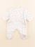 Pyjama velours - 0 mois Blanc, rose 1 - vertbaudet enfant 