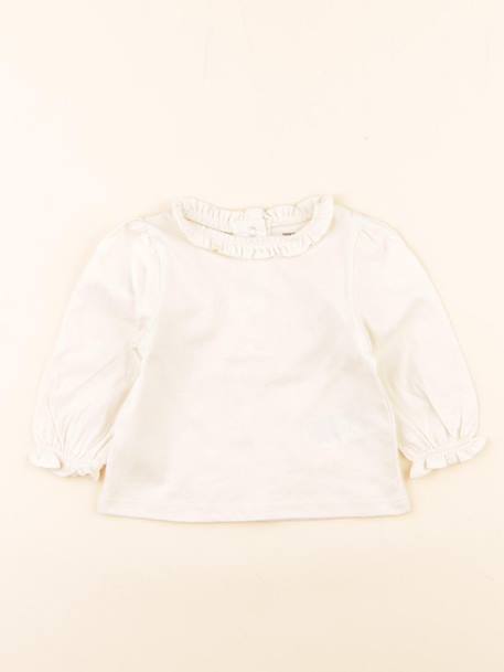 Tee-shirt - 6 mois Beige 1 - vertbaudet enfant 