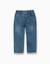 Pantalon de jogging en jean avec cordon de serrage et 5 poches Bleu+Bleu foncé+Gris foncé 2 - vertbaudet enfant 