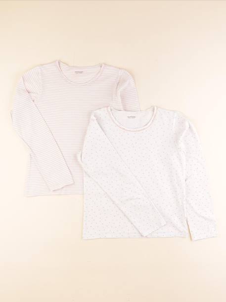 Lot de 2 maillots de corps - 10 ans Blanc 1 - vertbaudet enfant 