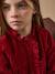 Chemise velours et dentelle fille Cerise+Ecru 3 - vertbaudet enfant 
