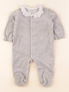 Seconde main-Fille-Pyjama velours - 9 mois
