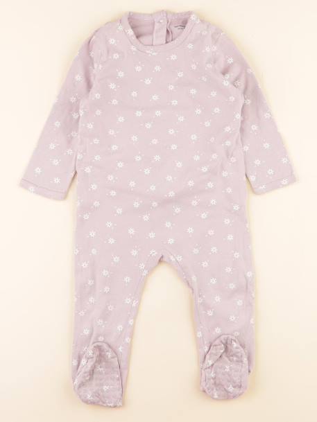 Pyjama coton - 18 mois Violet 1 - vertbaudet enfant 