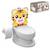 Pot d'apprentissage pour enfants - potty tiger Jaune 2 - vertbaudet enfant 