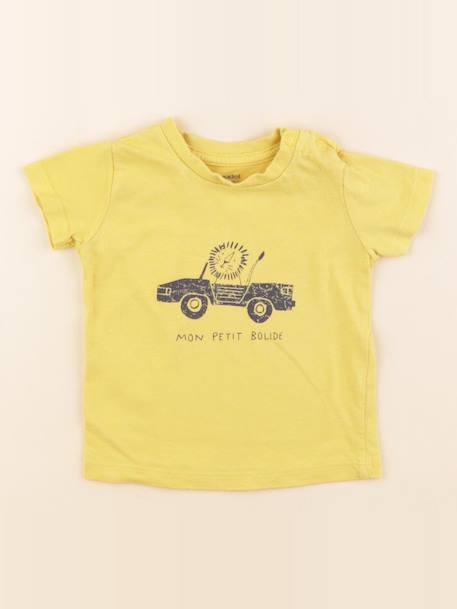 Tee-shirt - 6 mois Jaune 1 - vertbaudet enfant 