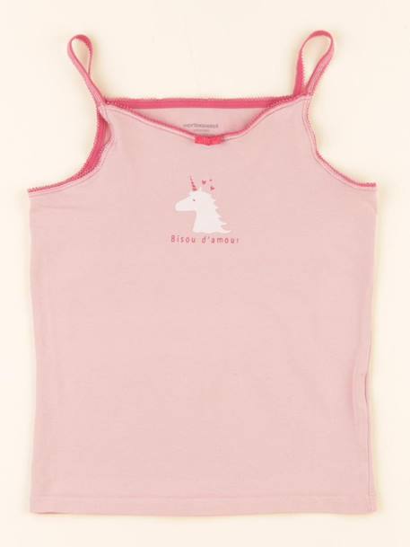 Maillot de corps - 6 ans Rose 1 - vertbaudet enfant 