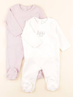 Seconde main-Fille-Lot de 2 pyjamas coton - 6 mois