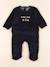 Pyjama velours - 6 mois Bleu 1 - vertbaudet enfant 
