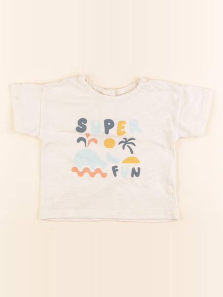 Tee-shirt - 18 mois Beige 1 - vertbaudet enfant 