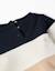 Sweat en coton peigné avec bloc de couleurs Bleu foncé 3 - vertbaudet enfant 