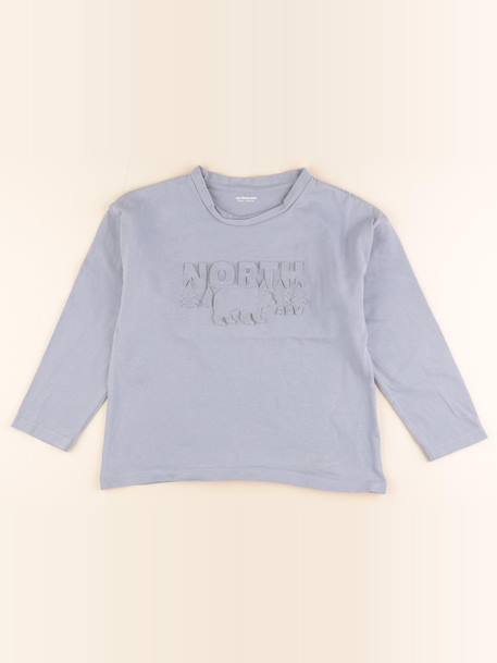 Tee-shirt - 8 ans Bleu 1 - vertbaudet enfant 