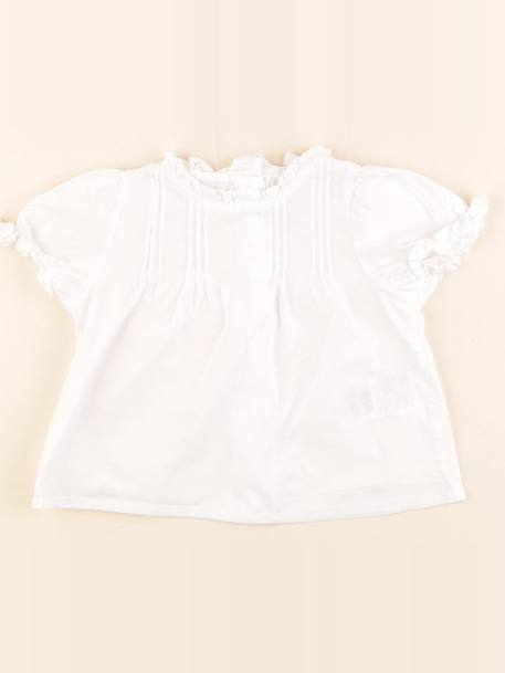 Blouse - 9 mois Blanc 1 - vertbaudet enfant 