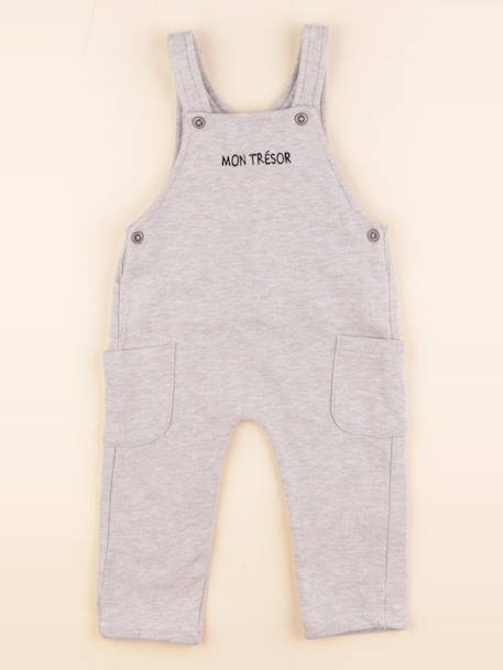 Salopette doublé - 18 mois Gris 1 - vertbaudet enfant 