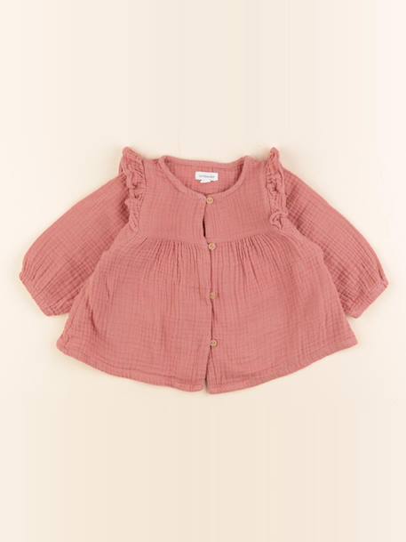 Blouse - 6 mois Rose 1 - vertbaudet enfant 