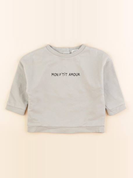 Sweat - 12 mois Vert 1 - vertbaudet enfant 