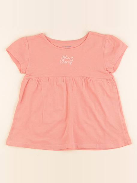 Tee-shirt - 4 ans Orange, rose 1 - vertbaudet enfant 