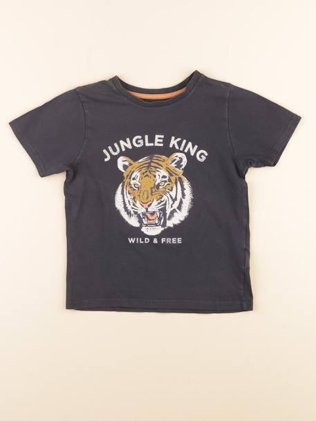 Tee-shirt - 6 ans Gris 1 - vertbaudet enfant 