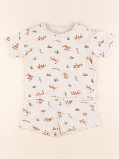 Pyjama coton - 3 ans Beige 1 - vertbaudet enfant 