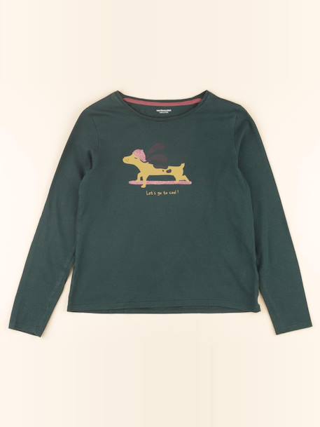 Tee-shirt - 10 ans Vert 1 - vertbaudet enfant 