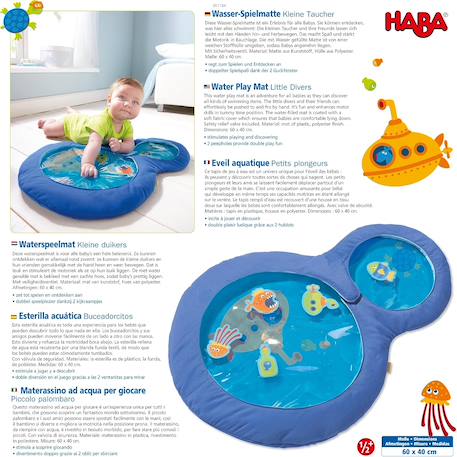 Tapis de jeu aquatique les petits plongeurs Bleu 4 - vertbaudet enfant 