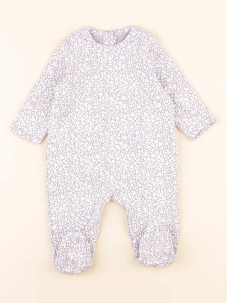 Pyjama coton - 6 mois Violet 1 - vertbaudet enfant 