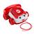 Téléphone animé rouge pour bébé Rouge 1 - vertbaudet enfant 