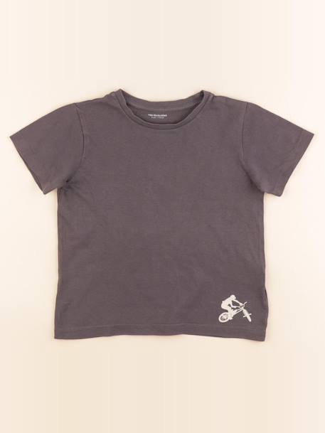 Tee-shirt - 6 ans Gris 1 - vertbaudet enfant 