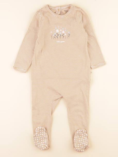 Pyjama coton - 18 mois Marron 1 - vertbaudet enfant 