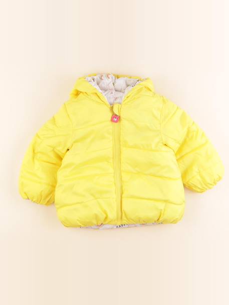 Doudoune - 18 mois Blanc, jaune 1 - vertbaudet enfant 