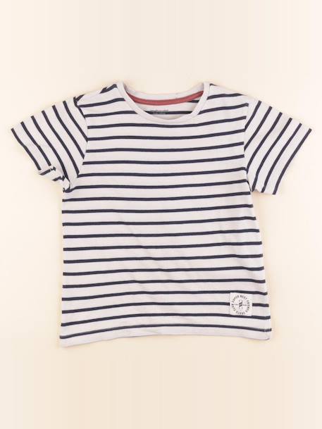 Tee-shirt - 8 ans Blanc 1 - vertbaudet enfant 