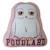 Coussin forme imprimé 100% polyester, harry potter hedwige Rose 1 - vertbaudet enfant 