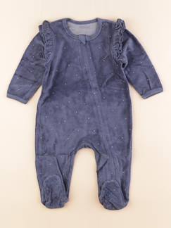 Seconde main-Fille-Pyjama velours - 12 mois