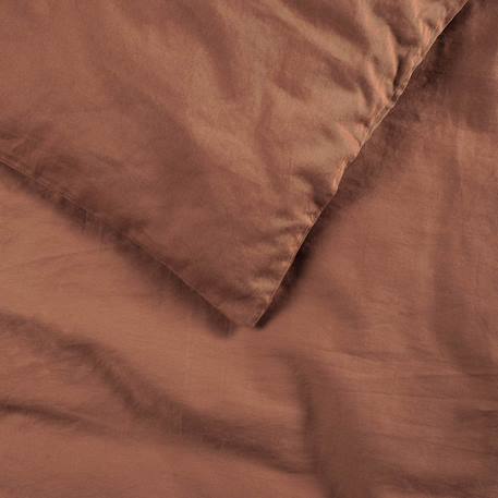 Housse de couette 1 personne pur coton bio Blanc+Bleu nuit+Ecru+Eucalyptus+Gris clair+Gris tourterelle+Rose nude+Terracotta 46 - vertbaudet enfant 