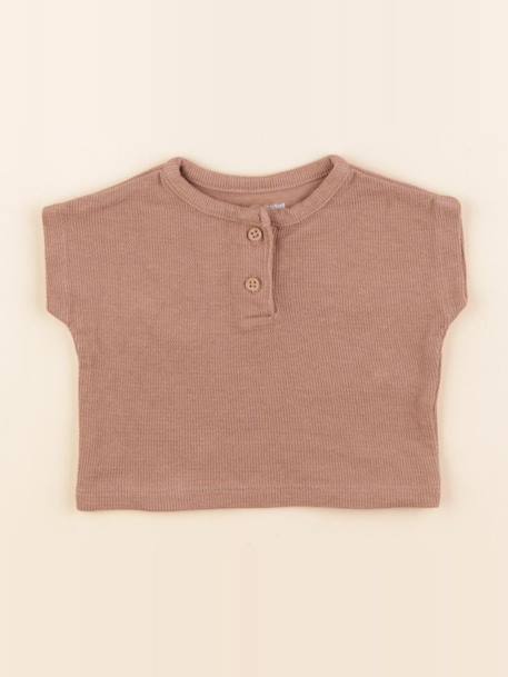 Tee-shirt - 1 mois Marron 1 - vertbaudet enfant 