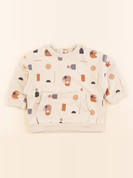 Sweat - 6 mois Beige 1 - vertbaudet enfant 