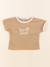 Tee-shirt - 6 mois Marron 1 - vertbaudet enfant 