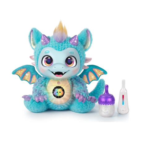 Little live pets my magical dragon - skye, peluche interactive Bleu 2 - vertbaudet enfant 