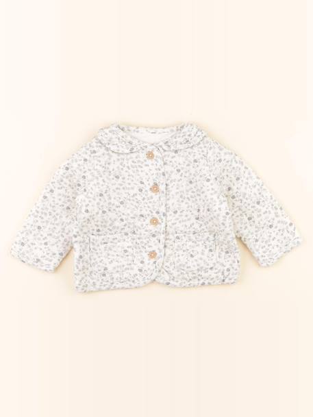Veste - 6 mois Blanc, bleu 1 - vertbaudet enfant 