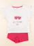 Pyjama coton - 3 ans Blanc, rose 1 - vertbaudet enfant 