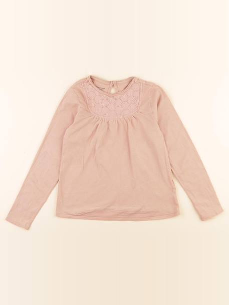Tee-shirt - 8 ans Rose 1 - vertbaudet enfant 