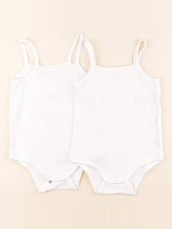 Seconde main-Fille-Lot de 2 bodies en coton - 36 mois