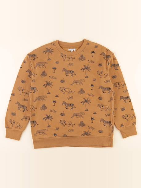 Sweat - 12 ans Marron 1 - vertbaudet enfant 