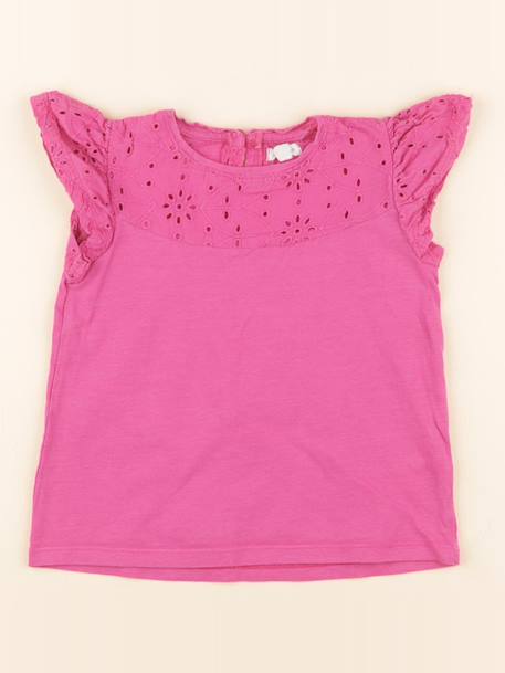 Tee-shirt - 4 ans Rose 1 - vertbaudet enfant 