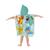 Cape de bain imprimée 100% coton, pokemon green Vert 5 - vertbaudet enfant 