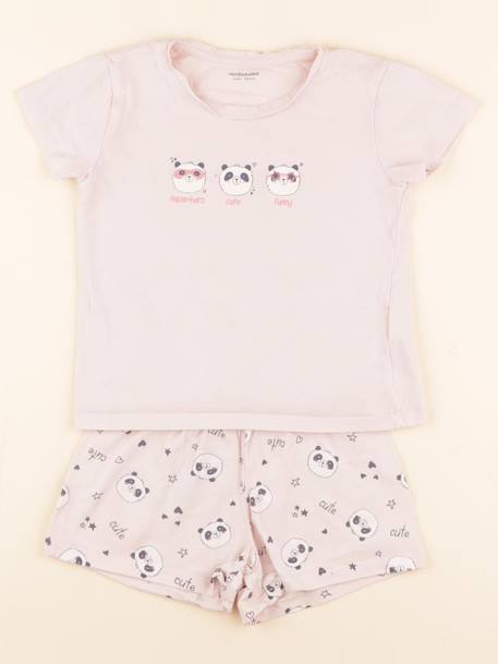 Pyjama coton - 4 ans Rose 1 - vertbaudet enfant 