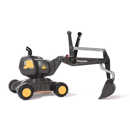 Rollydigger pelleteuse volvo ew160 Noir et jaune 2 - vertbaudet enfant 