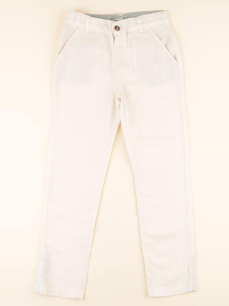 Pantalon - 8 ans Beige 1 - vertbaudet enfant 