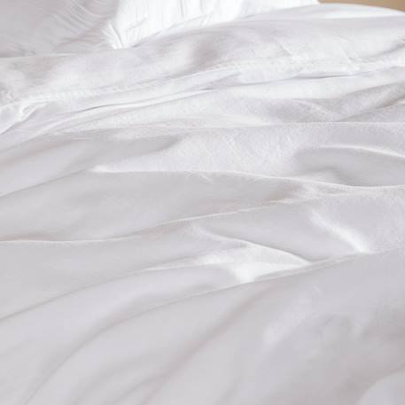 Housse de couette 1 personne pur coton bio Blanc+Bleu nuit+Ecru+Eucalyptus+Gris clair+Gris tourterelle+Rose nude+Terracotta 3 - vertbaudet enfant 