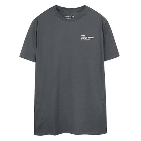 T-shirt garçon à manches courtes Gris+Noir 2 - vertbaudet enfant 